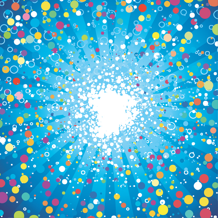 free vector Abstract Fancy Dots Background Vector